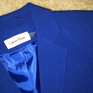 calvin klein royal blue jacket